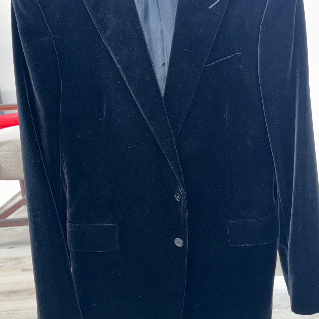 44r Mens Ralph Lauren Velvet Blazer- Basically New